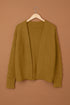 Open Front Chunky Knit Cardigan